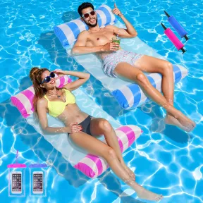Colchonetas Inflables 4 en 1 para Piscina - 2 PCS Adultos