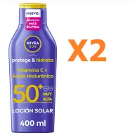 Protector Solar NIVEA SUN FP50+ Corporal 2 x 400ml