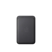 Cartera de Trenzado Fino con MagSafe para iPhone - Negro