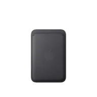 Cartera de Trenzado Fino con MagSafe para iPhone - Negro