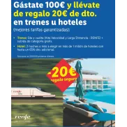 Regístrate en LIDL: Gasta 100€ y recibe 20€ en hoteles o trenes