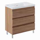 Mueble de baño teckstone BBest Cosmic con 3 cajones y patas