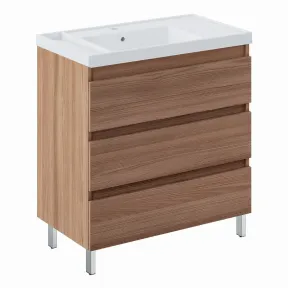Mueble de baño teckstone BBest Cosmic con 3 cajones y patas