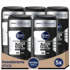 Desodorante Antitranspirante NIVEA MEN 5x50ml - 72h Sin Alcohol
