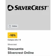 Descuento del 10% en Silvercrest al gastar 1 euro mínimo