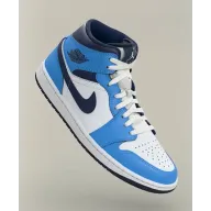 Air Jordan 1 Mid unisex, tallas 40 a 50.5 disponibles.