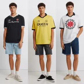Camisetas de fútbol: Queen, Foo Fighters y Red Hot Chilli Peppers
