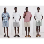Bermuda slim fit chambray Springfield (varios colores y tallas)