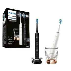 Cepillos Philips DiamondClean 9000: Pack de 2 con App y 4 Modos