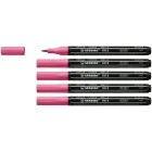 Marcador STABILO FREE Acrylic T100 - Rosa - 5 unidades 1-2 mm