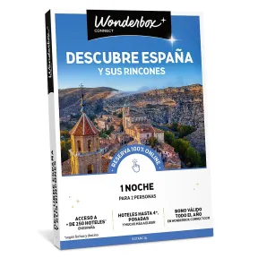 Cofre Regalo Descubre España – 1 Noche para 2 Personas