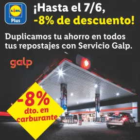 Descuento del -8% en LIDL PLUS con GALP