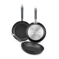 Sartenes de Aluminio Forjado BRA Master - Set de 3 tamaños