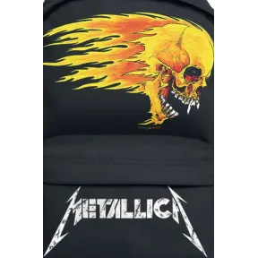 Mochila Negra Pushead Flame de Metallica