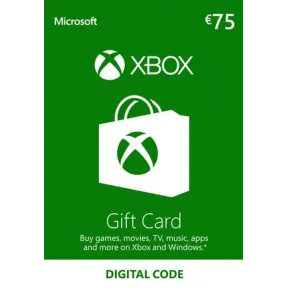 Xbox Live - Tarjeta Regalo 75 EUR y 100 EUR - Europa