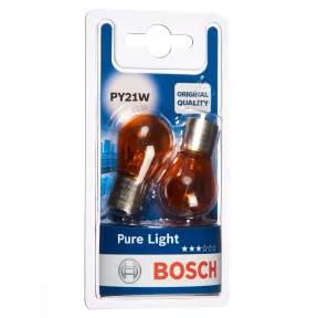 Bombillas intermitentes PY21W Bosch - Pack de 2 unidades