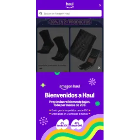 Haul de Amazon con 30% de Descuento