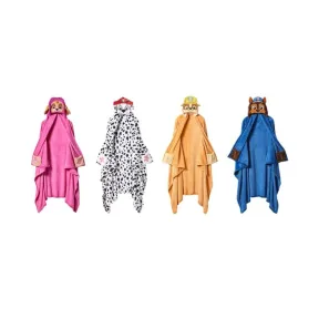 Manta infantil con capucha de peluche Patrulla Canina
