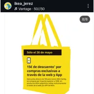 Descuento de 15€ en compras de más de 100€ en IKEA Jerez