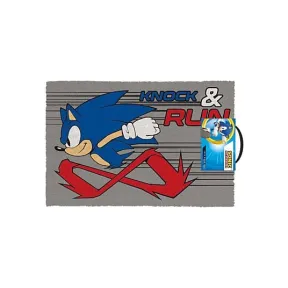 Felpudo Gris Sonic The Hedgehog Sherwood, 60 cm