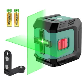 Nivel Láser Verde Ajustable 15M con Soporte Magnético 360°