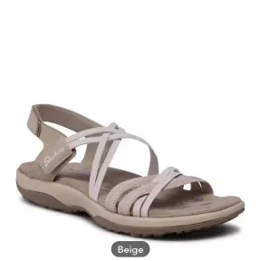 Skechers Sandals para Mujer Taupe Gore-White Tri 163112-TPE