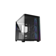 FSP M580 Plus - Caja ATX con Ventiladores aRGB y Cristal Curvado