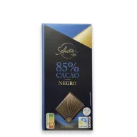 Tabletas sin gluten 85% cacao intenso Chocolate negro 100 g.