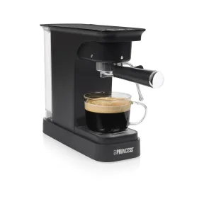 Cafetera Espresso Princess, 20 Bar, 0,8 l, Café Molido y Cápsulas