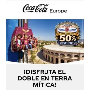 50% de descuento en entradas de 1 día a TERRA MITICA