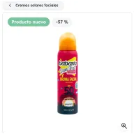 Bruma facial de Babaria para un rostro fresco