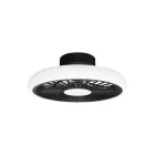 Ventilador negro de techo turbo 51,2cm DC
