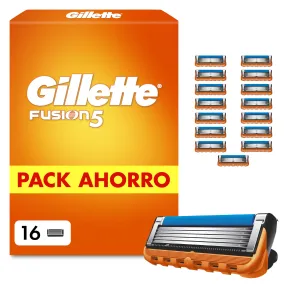 Cuchillas Gillette Fusion5: 16 Unidades a 2,66€ cada una