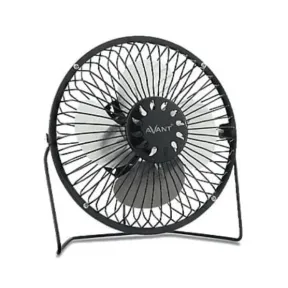Ventilador USB Negro - Avant AV7706, 1m, 3W (recogida gratis)