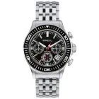 Reloj Solar Crono Breil Manta Manta 1970 Negro y Acero