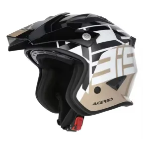 Casco Jet Acerbis Aria Graphic CE para Moto