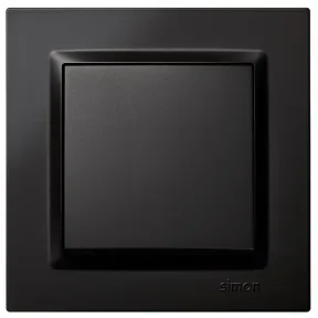 Interruptor de Pared Simon 10, 230V, Negro, Fácil Instalación