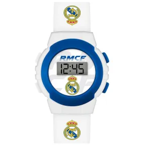 Reloj Infantil Blanco Oficial Real Madrid con Correa de Silicona