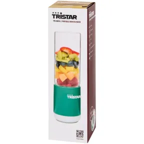 Licuadora portátil Tristar mini para smoothies en cualquier lugar.