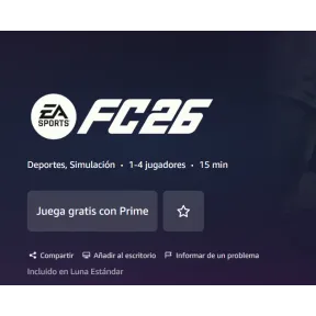 Gratis EA SPORTS FC 26 con Prime