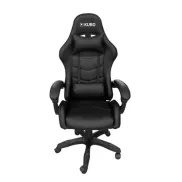 Silla Gaming KUBO Negro - Soporta 130 kg y Elevador a Gas