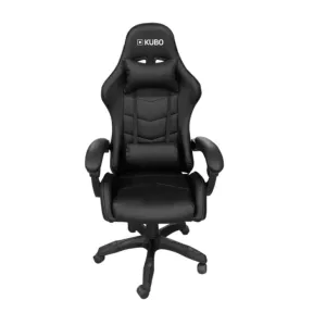 Silla Gaming KUBO Negro - Soporta 130 kg y Elevador a Gas