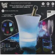 Cubo cava portátil CMP HT2234 con altavoz Bluetooth y LED