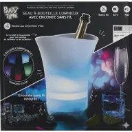 Cubo cava portátil CMP HT2234 con altavoz Bluetooth y LED