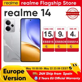 Realme 14 5G - 256GB de almacenamiento y 8GB de RAM.