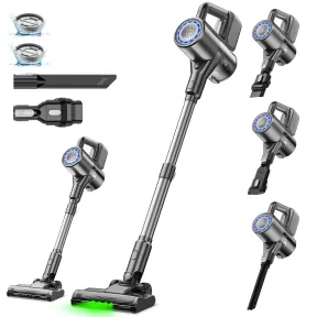 Aspiradora sin Cable Verde 40kPa con Luz LED