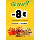 Consigue 8€ de descuento en 2 pedidos de Glovo desde 15€