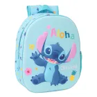 Mochila STITCH 3D para Niño, Adaptable a Carro 27x10x33 cm