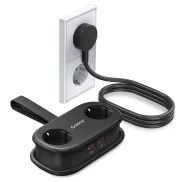 Regleta de Viaje ORICO 65W GAN con USB-C y 4 USB
