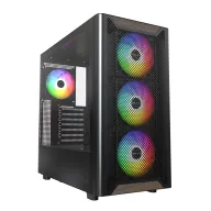 Caja Montech XR ATX Vidrio Templado Negro con Ventiladores ARGB